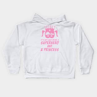 Superhero princess Kids Hoodie